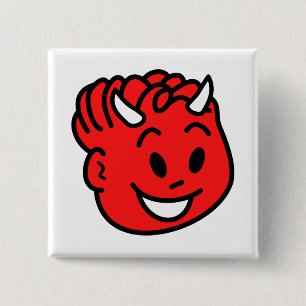 Devil Child 15 Cm Square Badge