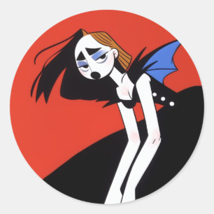 Devil Classic Round Sticker