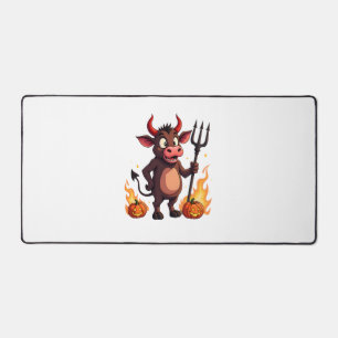 Devil Cow Mischief Desk Mat