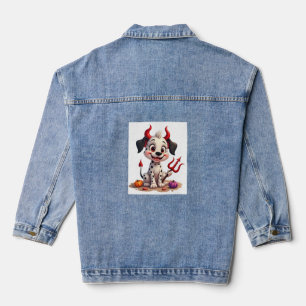 Devil Dalmatian Mischief Denim Jacket