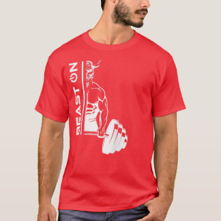 Devil Devil Fitness Beast On Gym Motivation Fitnes T-Shirt