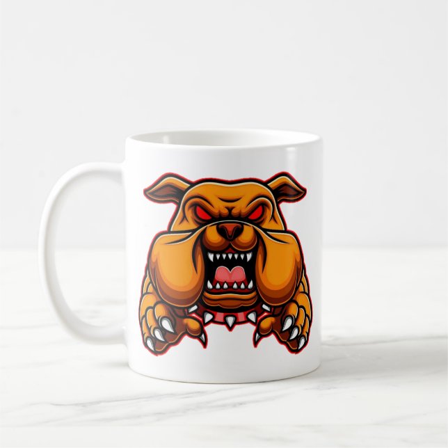 Devil Dog Mug for Halloween Scary Mug (Left)