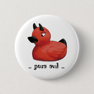 Devil Duck Stuff... 6 Cm Round Badge