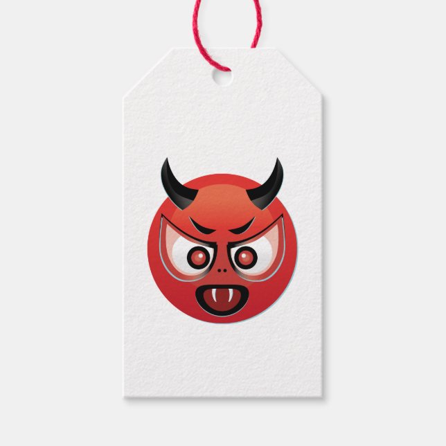 Devil Emoji Gift Tags (Front)