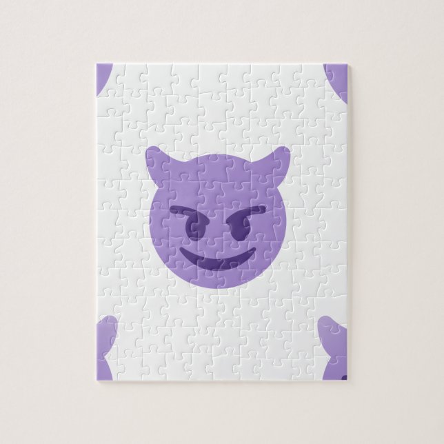 devil emoji jigsaw puzzle (Vertical)