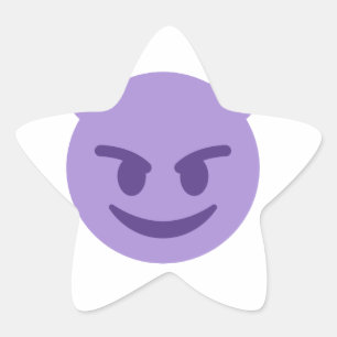 devil emoji star sticker
