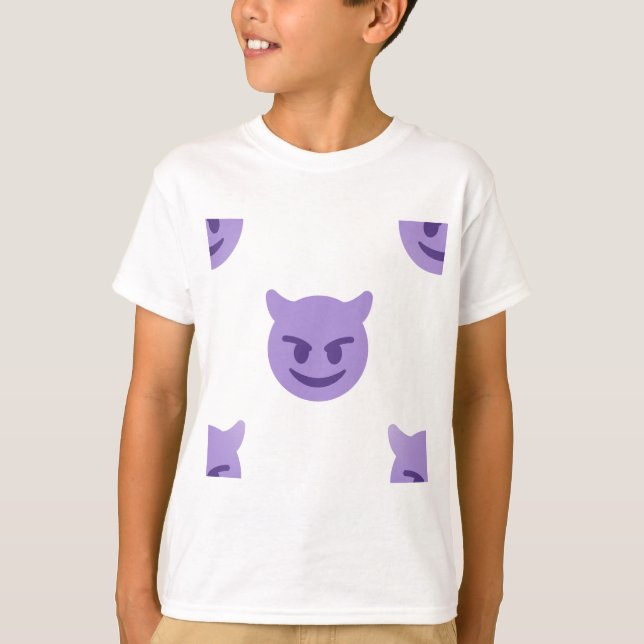 devil emoji T-Shirt (Front)