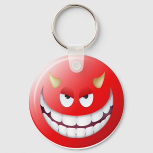 Devil Face 2 Key Ring
