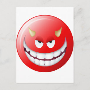 Devil Face 2 Postcard