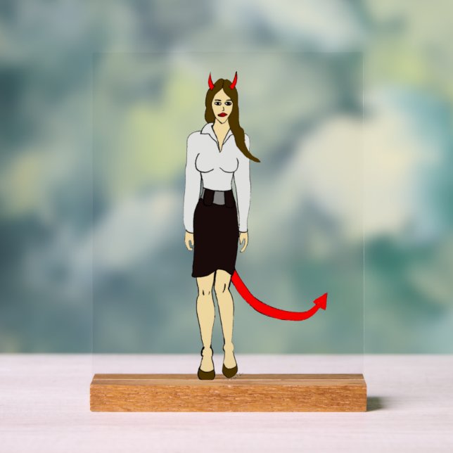devil girl     acrylic sign (Neutral)
