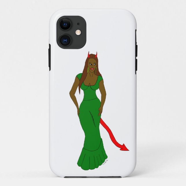 devil girl  Case-Mate iPhone case (Back)
