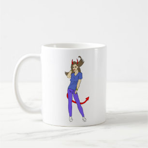 devil girl       coffee mug