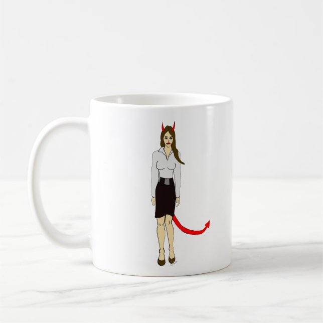 devil girl      coffee mug (Left)