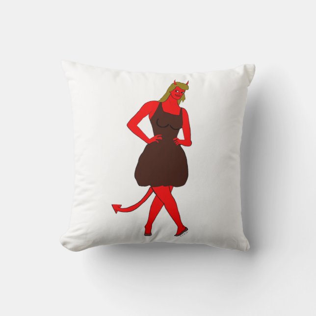 devil girl     cushion (Front)