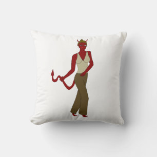devil girl cushion