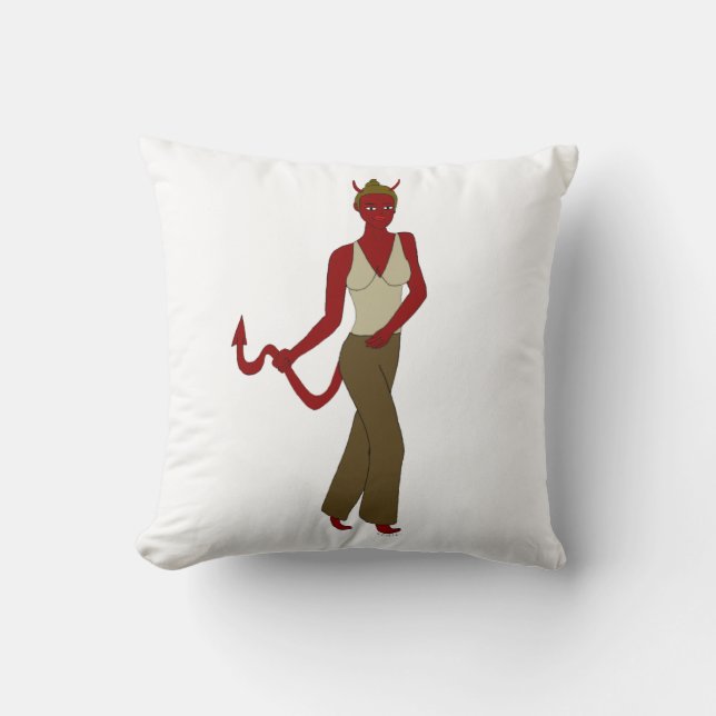 devil girl     cushion (Front)