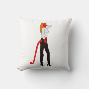 devil girl cushion