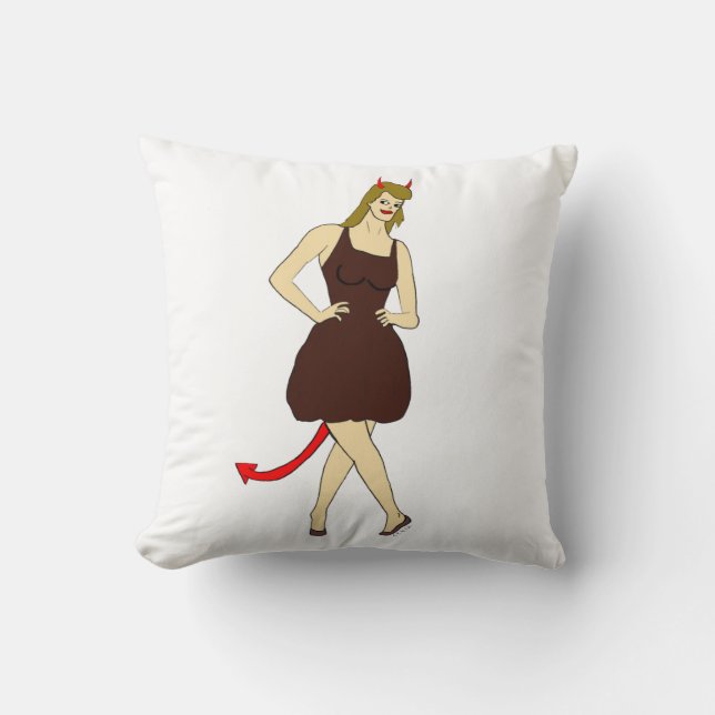 devil girl     cushion (Front)