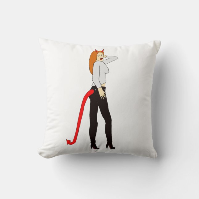 devil girl     cushion (Front)