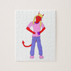 devil girl jigsaw puzzle
