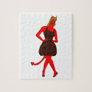 devil girl jigsaw puzzle