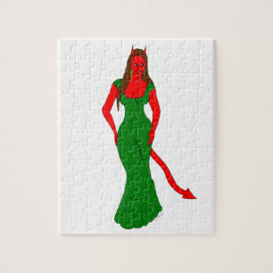 devil girl jigsaw puzzle