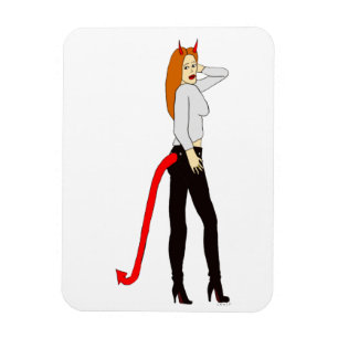 devil girl magnet