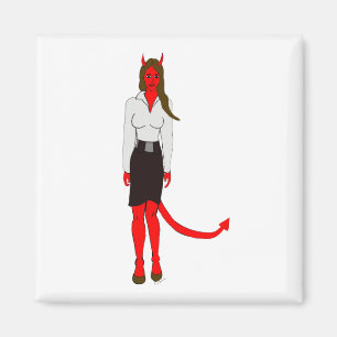 devil girl magnet