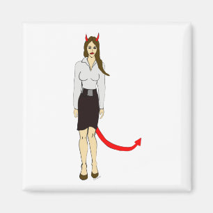 devil girl magnet