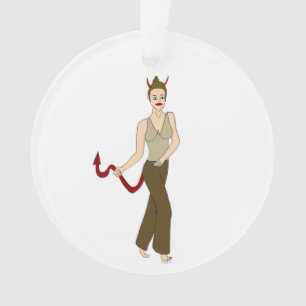 devil girl     ornament
