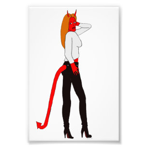 devil girl     photo print