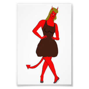 devil girl     photo print