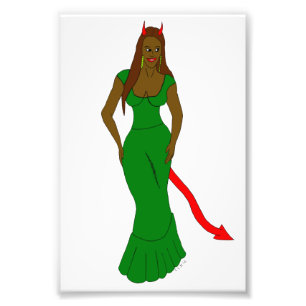 devil girl    photo print