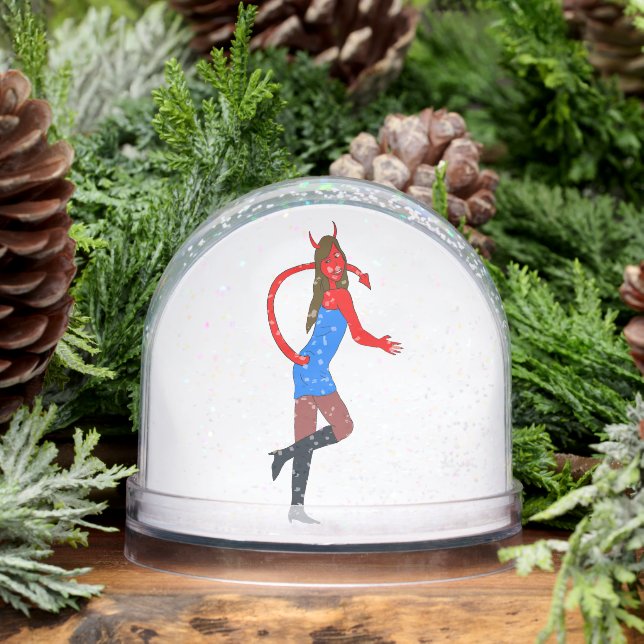 devil girl   snowglobe (Winter)