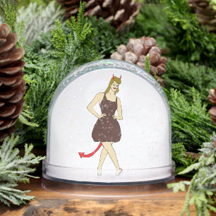 devil girl     snowglobe