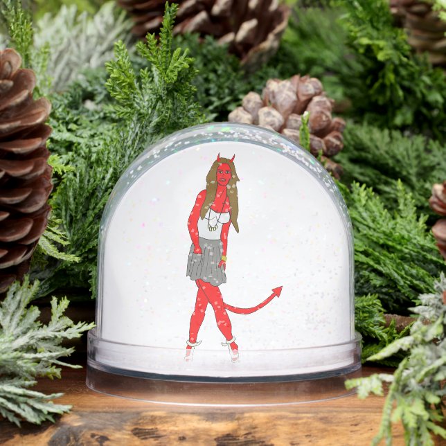 devil girl    snowglobe (Winter)
