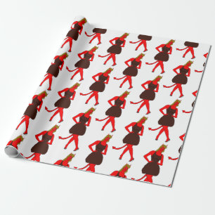 devil girl     wrapping paper