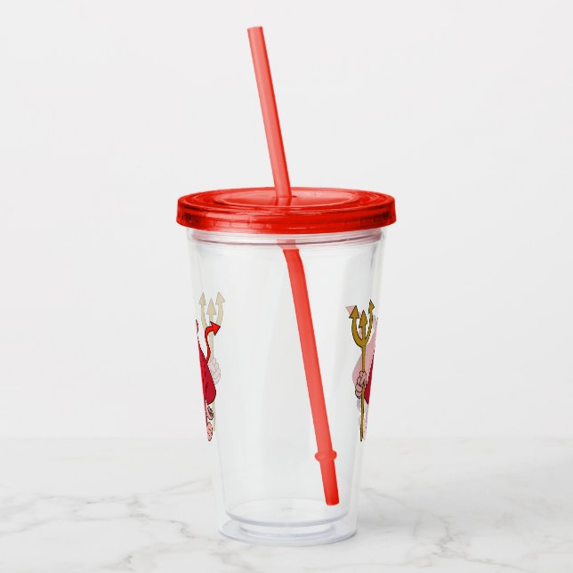 Devil Gorilla Acrylic Tumbler (Left)