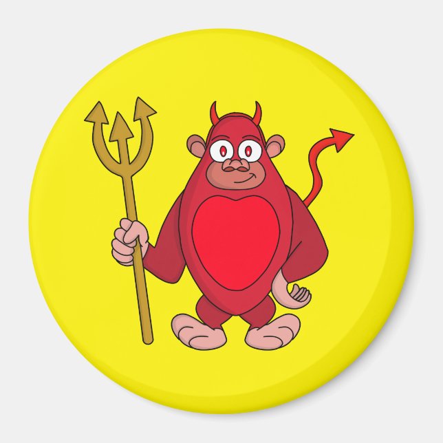 Devil Gorilla Magnet (Front)