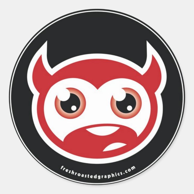 Devil head sticker (Front)
