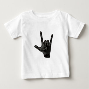 devil horns hand baby T-Shirt