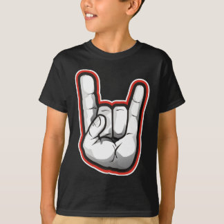 Devil Horns Hand Gesture T-Shirt