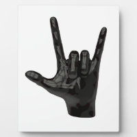 devil horns hand