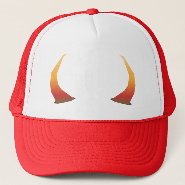 Devil Horns Trucker Hat (Front)