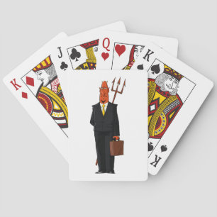 Devil In A Suit Playing Cards