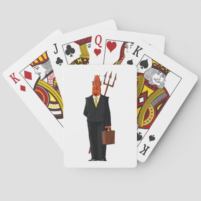 Devil In A Suit Playing Cards (Back)