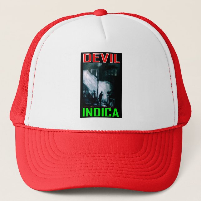 DEVIL INDICA TRUCKER HAT (Front)
