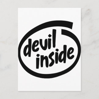 Devil Inside Postcard