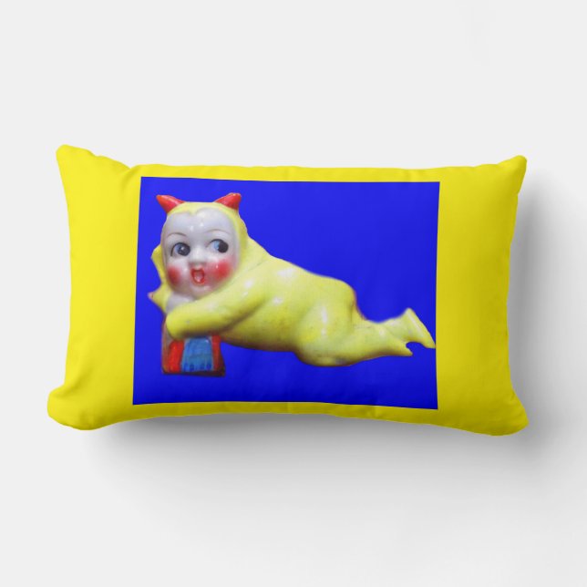 devil-ish little imp lumbar cushion (Front)
