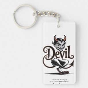Devil  key ring